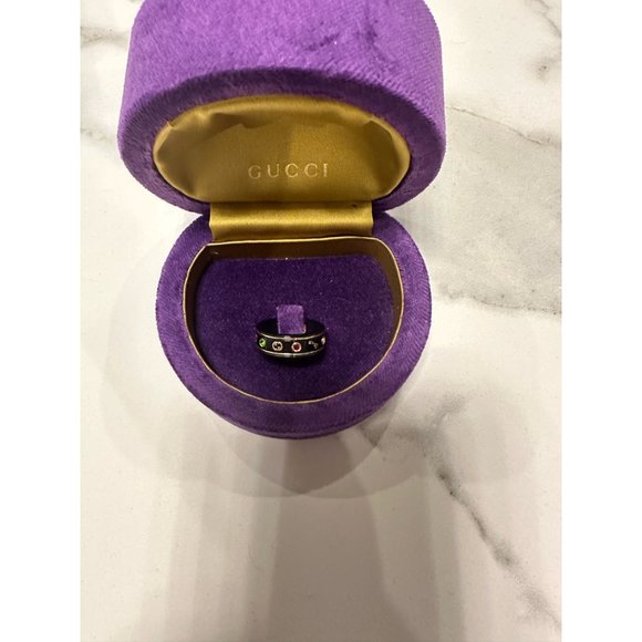 Gucci Icon Ring With Gemstones - Picture 6 of 8